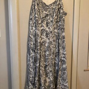 Floral Dress- spaghetti straps (adjustable)